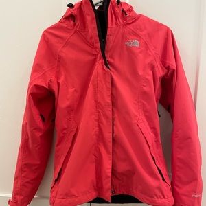 Pink North Face coat